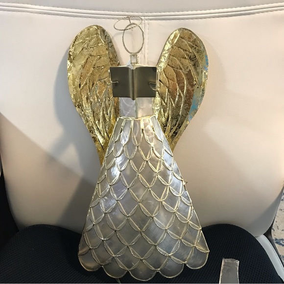 balsam hill Holiday Balsam Hill Capiz Angel Tree Topper Poshmark